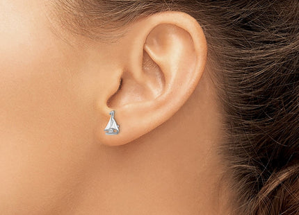 14K gold earrings, another view