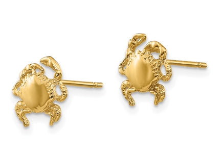 14k Yellow Gold Earrings Style E907 - Classique Jewelry Inc.