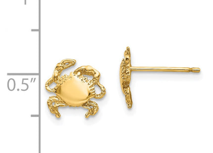 14k Yellow Gold Earrings Style E907 - Classique Jewelry Inc.