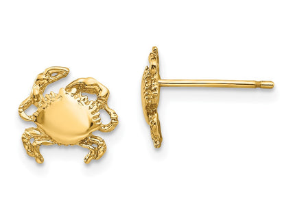 14k Yellow Gold Earrings Style E907 - Classique Jewelry Inc.