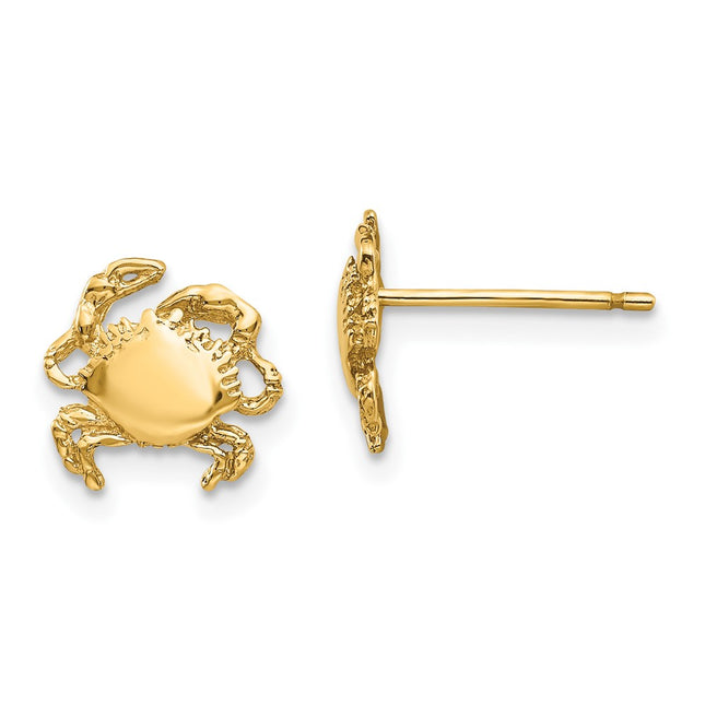 14k Yellow Gold Earrings Style E907 - Classique Jewelry Inc.