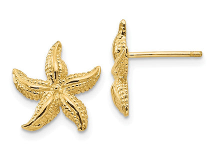 14k Yellow Gold Earrings Style E908 - Classique Jewelry Inc.