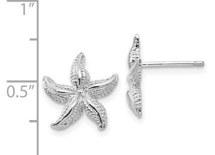 14k White Gold Earrings Style E908W - Classique Jewelry Inc.