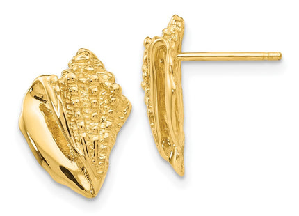 14k Yellow Gold Earrings Style E916 - Classique Jewelry Inc.