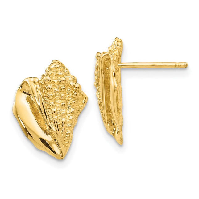 14k Polished Half Ball Post Earrings, 8 x 8mm