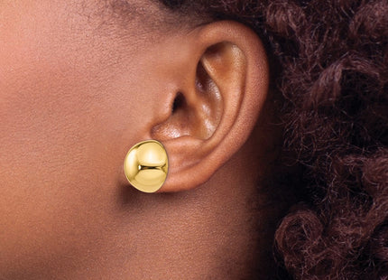 14k Yellow Gold Earrings Style E925 - Classique Jewelry Inc.