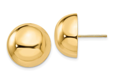 14k Yellow Gold Earrings Style E925 - Classique Jewelry Inc.