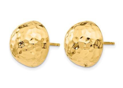 14K gold earrings, alternate view