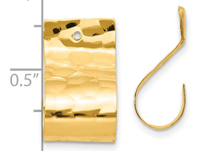 14k Yellow Gold Earrings Style E987 - Classique Jewelry Inc.