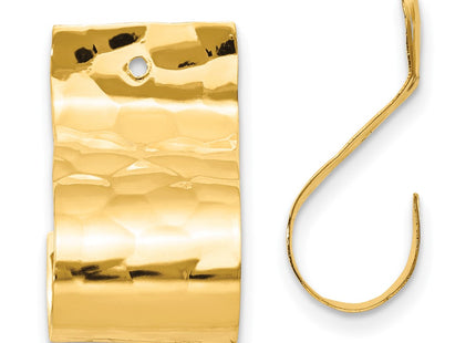 14k Yellow Gold Earrings Style E987 - Classique Jewelry Inc.