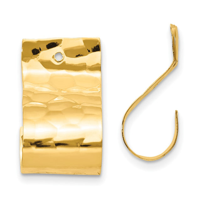 14k Yellow Gold Earrings Style E987 - Classique Jewelry Inc.