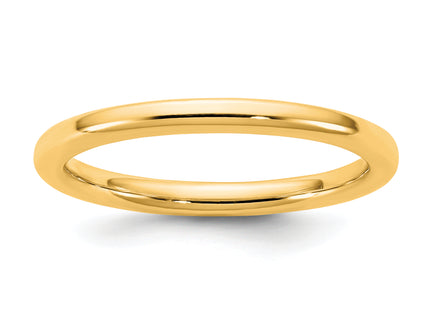 14K yellow gold band