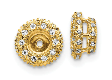 14k Yellow Gold Earrings Style EJM5295 - Classique Jewelry Inc.