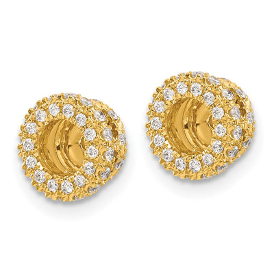 14K 3/ Diamond Earring Jackets