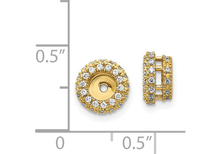 14k Yellow Gold Earrings Style EJM5295 - Classique Jewelry Inc.