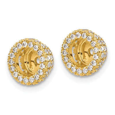 14K 5/8 carat Diamond Earring Jackets