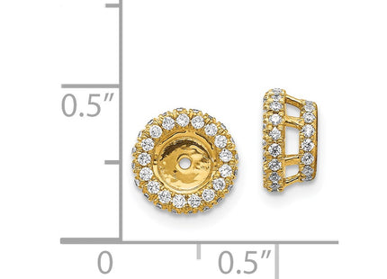 14k Yellow Gold Earrings Style EJM5295 - Classique Jewelry Inc.