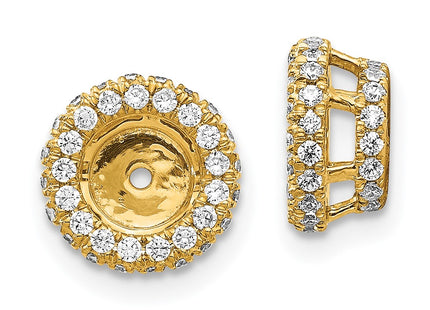 14k Yellow Gold Earrings Style EJM5295 - Classique Jewelry Inc.