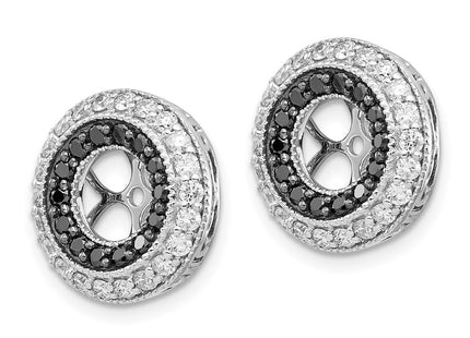 14k White Gold Earrings Style EJM5296 - Classique Jewelry Inc.