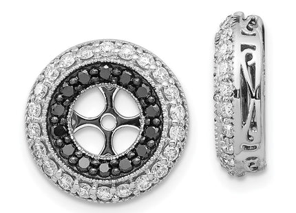 14k White Gold Earrings Style EJM5296 - Classique Jewelry Inc.