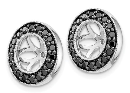 14k White Gold Earrings Style EJM5299 - Classique Jewelry Inc.