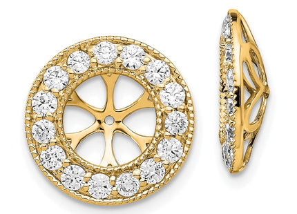 14k Yellow Gold Earrings Style EJM5300 - Classique Jewelry Inc.