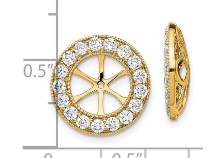 14k Yellow Gold Earrings Style EJM5300 - Classique Jewelry Inc.
