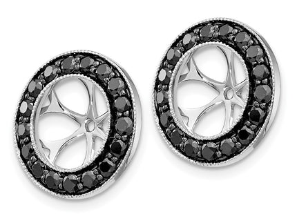 14k White Gold Earrings Style EJM5300 - Classique Jewelry Inc.