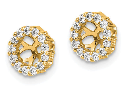 14k Yellow Gold Earrings Style EJM5303 - Classique Jewelry Inc.