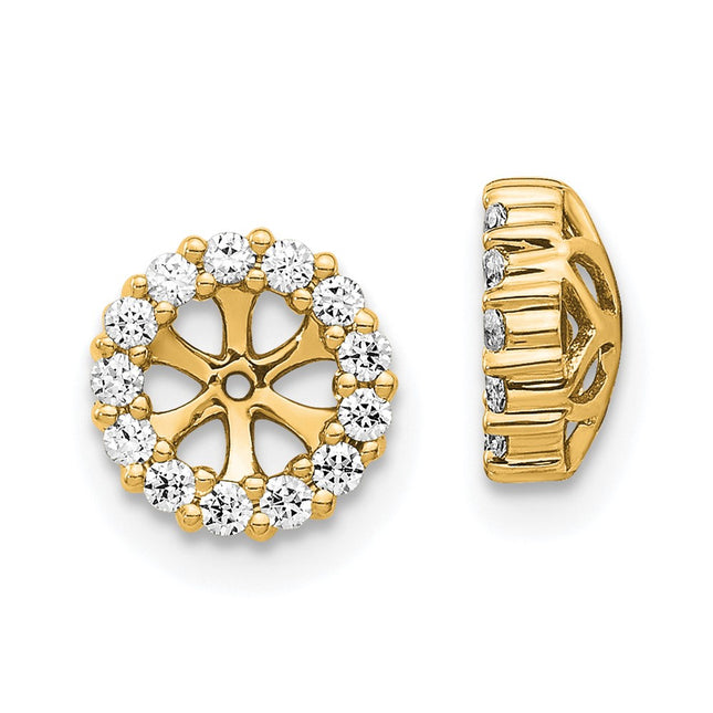 14k Yellow Gold Earrings Style EJM5303 - Classique Jewelry Inc.