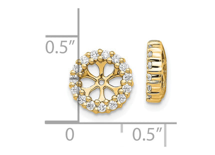 14k Yellow Gold Earrings Style EJM5303 - Classique Jewelry Inc.