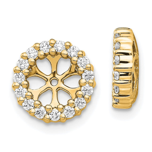 14k Yellow Gold Earrings Style EJM5303 - Classique Jewelry Inc.