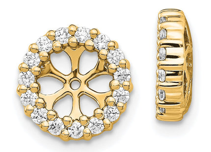 14k Yellow Gold Earrings Style EJM5303 - Classique Jewelry Inc.