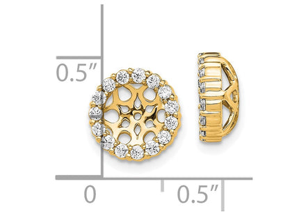 14k Yellow Gold Earrings Style EJM5304 - Classique Jewelry Inc.