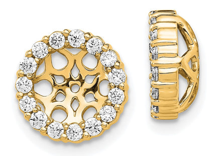 14k Yellow Gold Earrings Style EJM5304 - Classique Jewelry Inc.