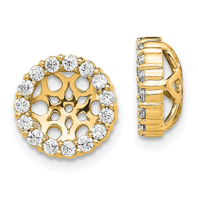 14K Diamond Earring Jackets