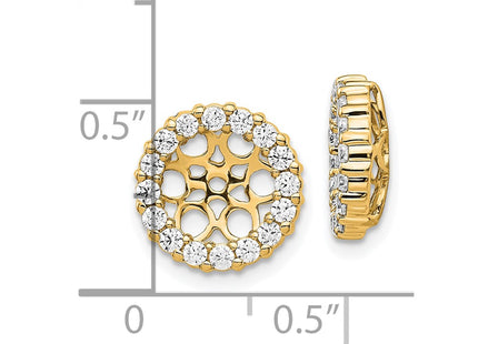 14k Yellow Gold Earrings Style EJM5304 - Classique Jewelry Inc.