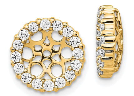 14k Yellow Gold Earrings Style EJM5304 - Classique Jewelry Inc.