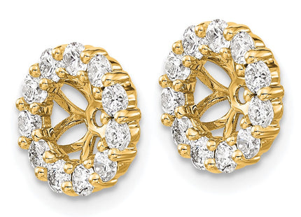 14k Yellow Gold Earrings Style EJM5305 - Classique Jewelry Inc.
