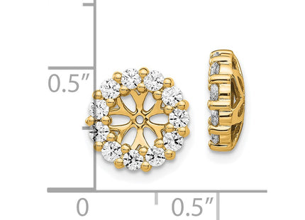 14k Yellow Gold Earrings Style EJM5305 - Classique Jewelry Inc.