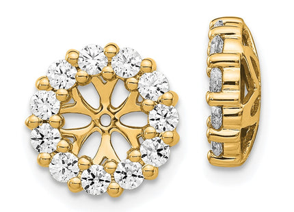 14k Yellow Gold Earrings Style EJM5305 - Classique Jewelry Inc.