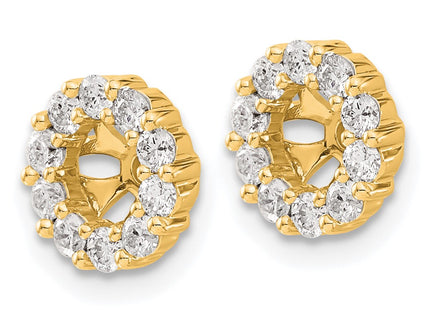 14k Yellow Gold Earrings Style EJM5308 - Classique Jewelry Inc.