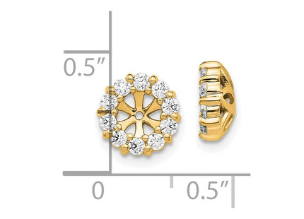 14k Yellow Gold Earrings Style EJM5308 - Classique Jewelry Inc.