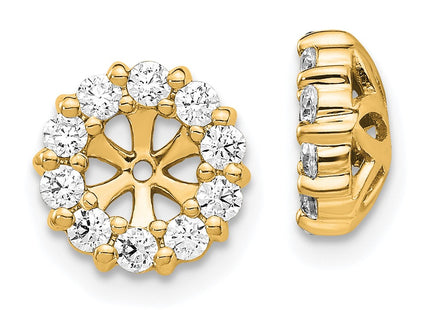 14k Yellow Gold Earrings Style EJM5308 - Classique Jewelry Inc.