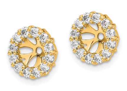 14k Yellow Gold Earrings Style EJM5308 - Classique Jewelry Inc.