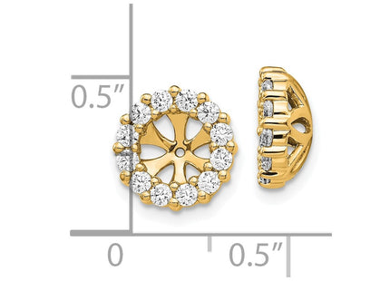 14k Yellow Gold Earrings Style EJM5308 - Classique Jewelry Inc.