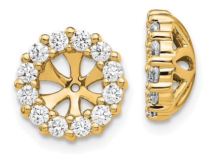 14k Yellow Gold Earrings Style EJM5308 - Classique Jewelry Inc.