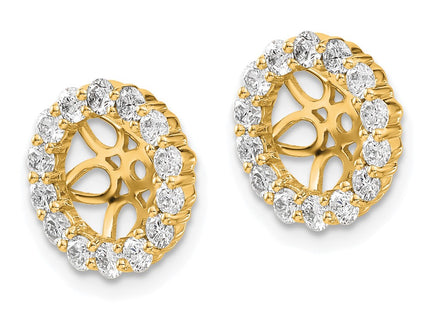 14k Yellow Gold Earrings Style EJM5309 - Classique Jewelry Inc.