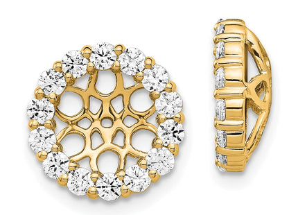14k Yellow Gold Earrings Style EJM5309 - Classique Jewelry Inc.