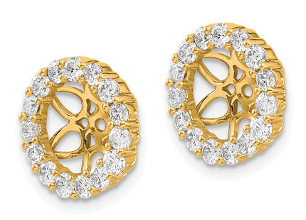 14k Yellow Gold Earrings Style EJM5310 - Classique Jewelry Inc.
